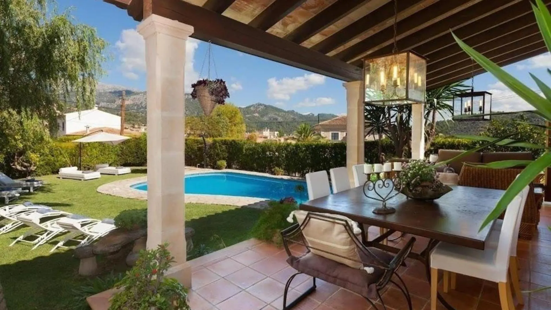 Ferienhaus In Mancor De La Vall Mit Terrasse Und Garten Und Bergblick Mancor del Valle Holiday home